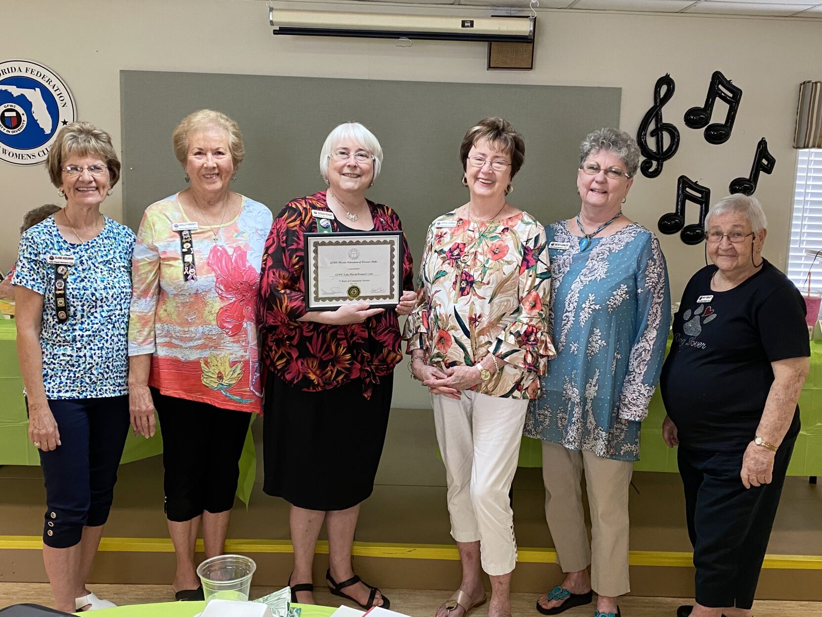 LP Woman's Club recognized for 75 years of service